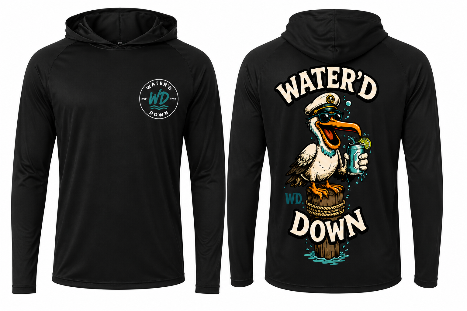 Pelican Water'd Down Long Sleeve With Hood